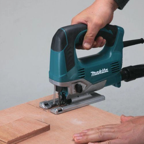 Makita JV0600J Seghetto Alternativo Elettrico 650 W 90 mm legno 20 mm alluminio azione orbitale 3 posizioni colore Nero Blu
