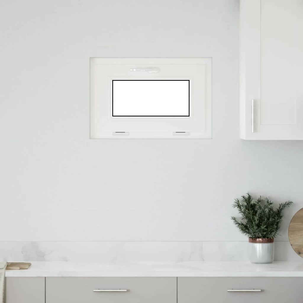 Finestra per Soffitta RISOR 60 x 40 cm PVC e Vetro Bianco CFW5050093