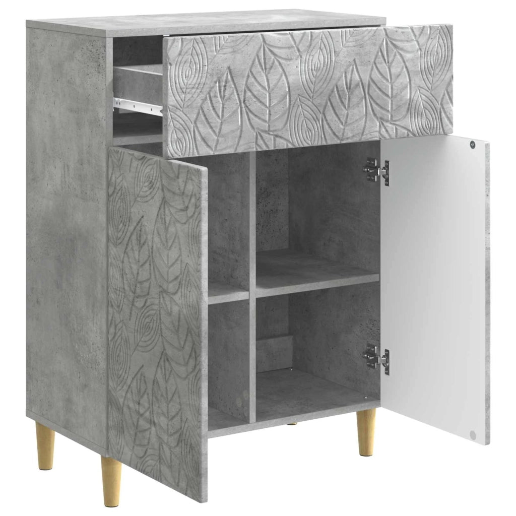 Credenza Grigio Cemento 66 x 34,5 x 90 cm Legno ingegnerizzato 895098