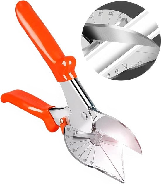 Snidoreciproca per Legno per Multiplici Uso, Scissorizzata per Trasformazione per Lavorazione del Legno, Scissorizzata a 45/135 Gradi e Strumento per Taglio a Mitre per Precisione e Creatività