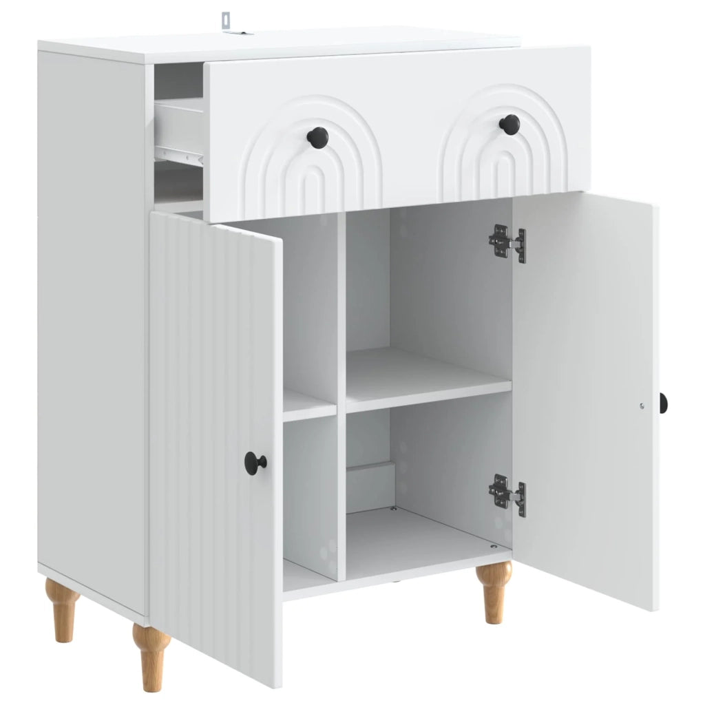 Credenza Bianco 66 x 34,5 x 90 cm Legno ingegnerizzato 894175