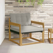 Set di divani da esterno-Sofa da giardino Legno di Acacia Massello e Textilene 886348