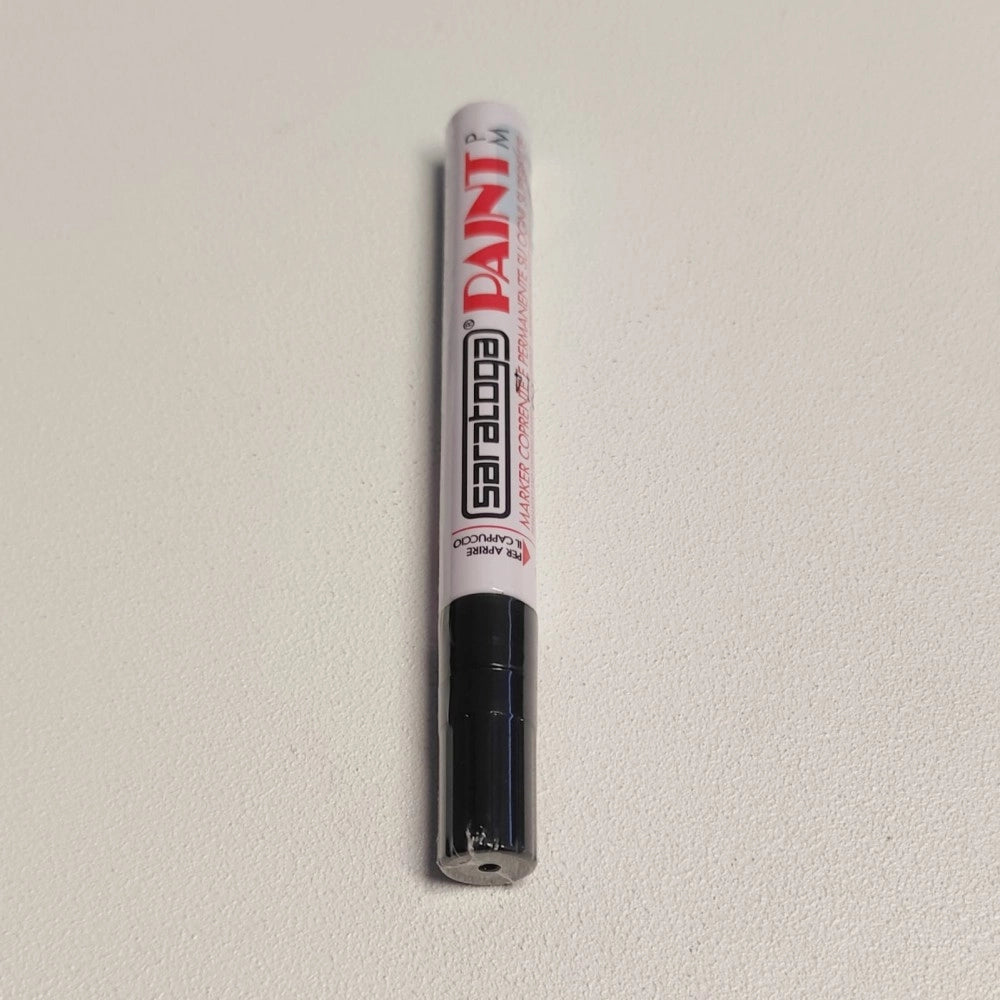 Paint pennarello colore nero punta grossa indelebile coprente permanente su ogni superficie