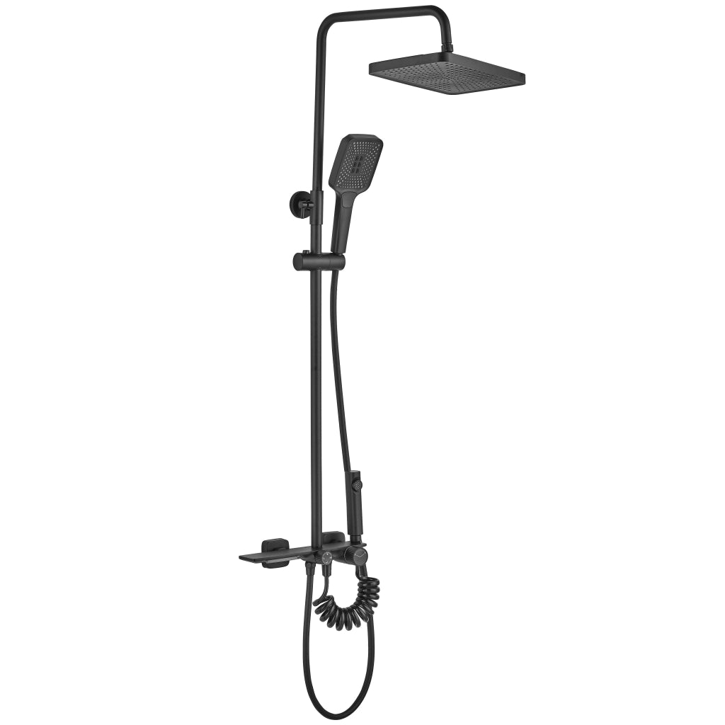 Set Doccia Rea Helix Black