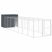 Cuccia per cani con recinto 214 x 865 x 181 cm antracite 02_0043487
