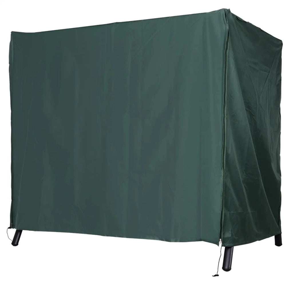 Copertura protettiva per altalena da giardino in poliestere, verde scuro, 177x114x152 cm