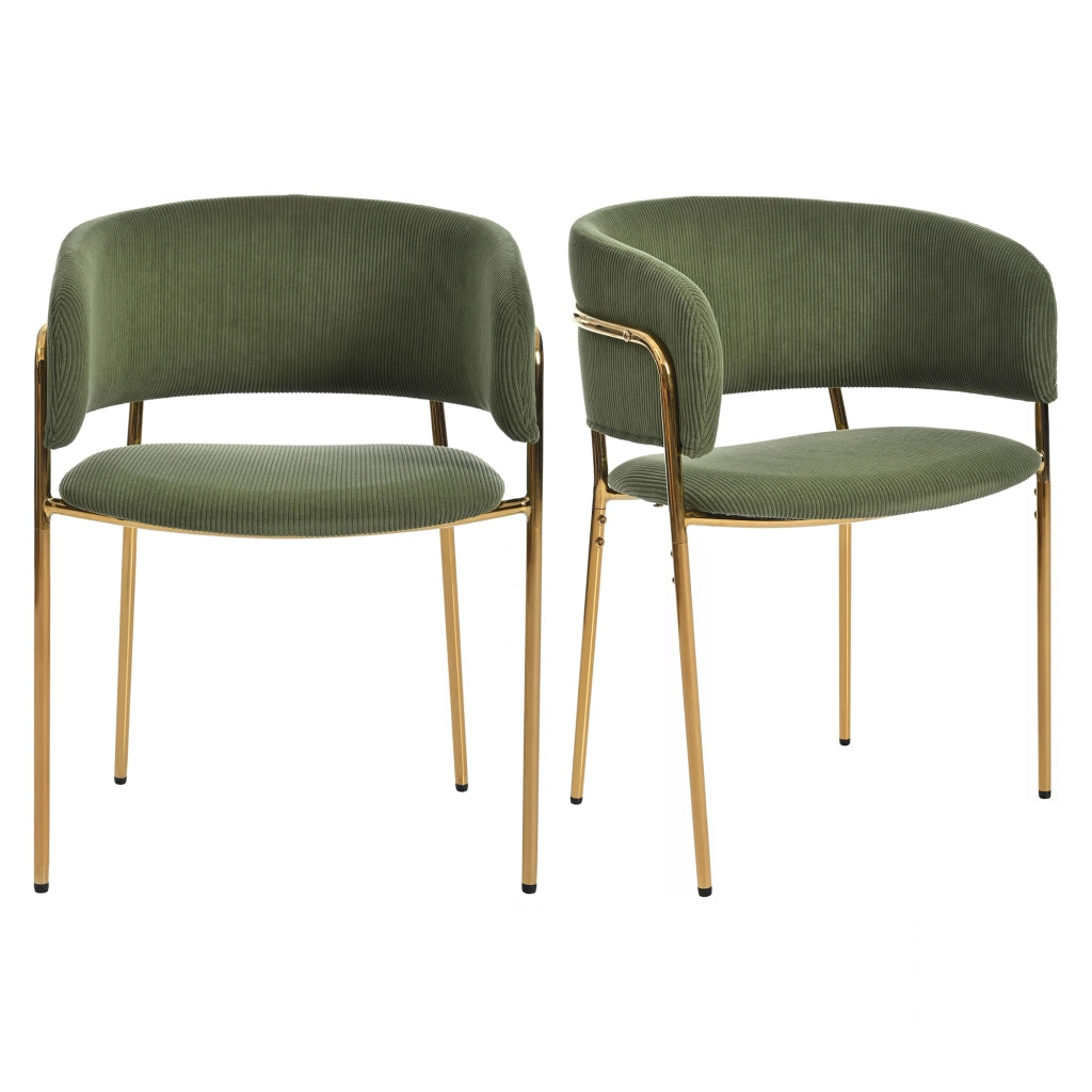 SEDIA da pranzo ergonomica 45,72x45,72 cm in corda verde con piedini regolabili