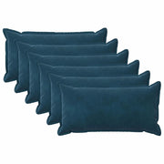Cuscino con cuscino HOUTEN 6 pz Blu Velluto 933529