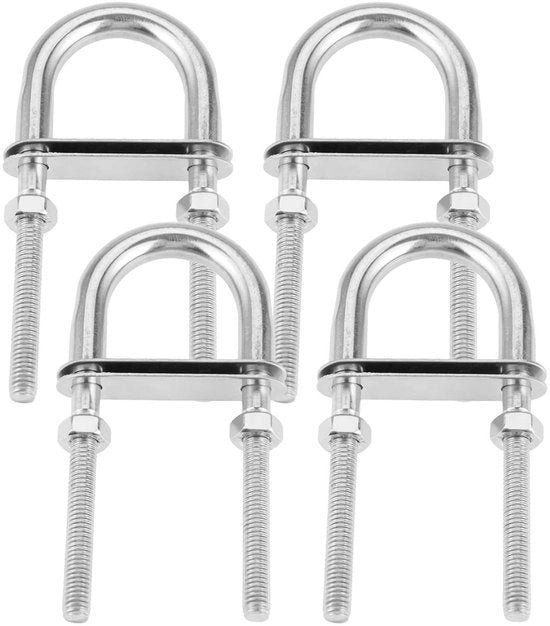 Boutoni di fissaggio per 4 pezzi - M5/M6/M8/M10/M12 - Acciaio inox 304 - Anticorrosivi - Duraturo - Facili da installare - Viti di fissaggio