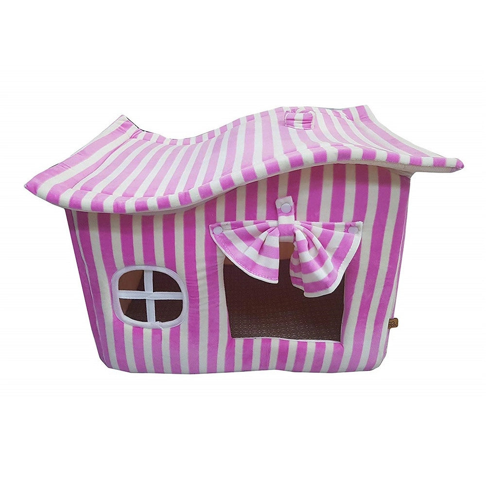 Trade Shop - Cuccia Casetta Lettino Pieghevole Tenda Portatile 50x40x38cm Per Cane Gatto Animali -