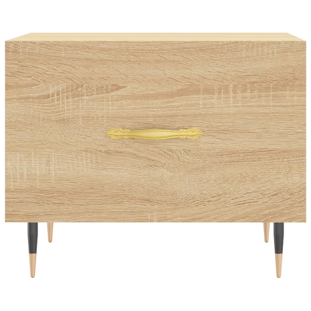 Tavolino da Salotto Rovere Sonoma 50x50x40 cm Legno Multistrato 829354