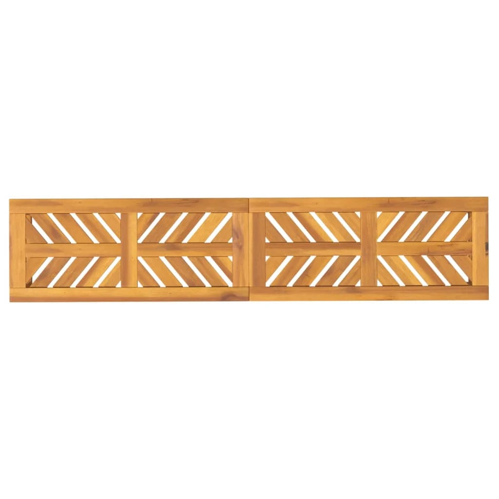 Panca da giardino mobili da esterno terrazza 150 x 35 x 45 cm legno massello di acacia 02_0011253