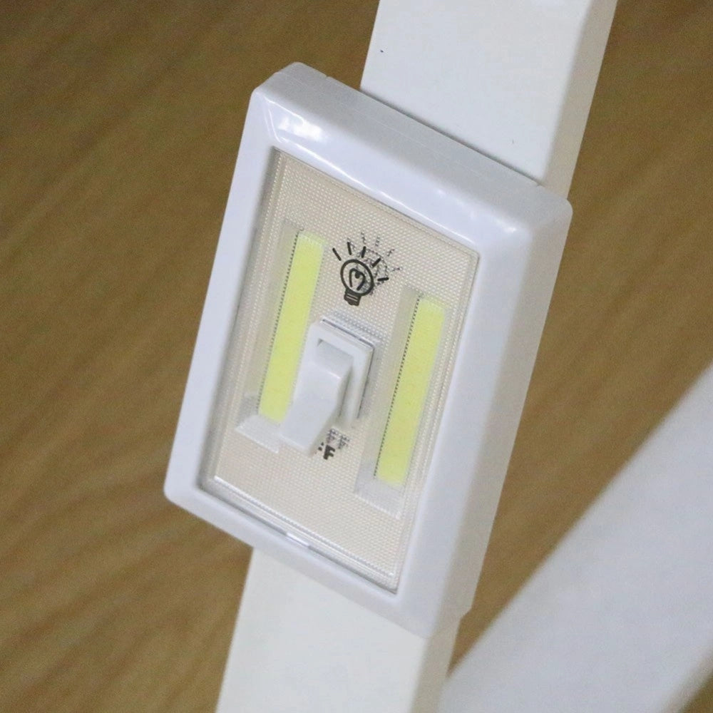 Trade Shop - Luce A Led Cob Switch 2 Strip Led Luce Armadio Cantina Credenza Casa 200 Lumens -