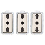 Magic presa bticino bivalente bipasso 10/16a per uso domestico e professionale articolo 5180 *** numero pezzi 3, conf...