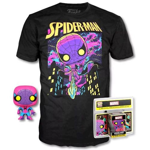 Funko pocket pop & tee : spider-man bl (l bambini) sc1 - 41413