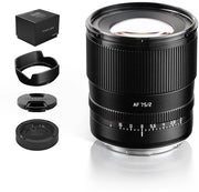 Obiettivo 75 mm F2 AF - Full Frame - Fotografia di ritratto - Autofocus - Nero - Grande diaframma per luminosità - Obiettivo per ritratto 

Modello: 
75 mm
F2
Autofocus