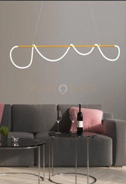 NOEMI-SL O Lampadario a sospensione ottone spazzolato 38W dimmerabile dimmerabile lumen 2510 SDD 2800 - 5000k