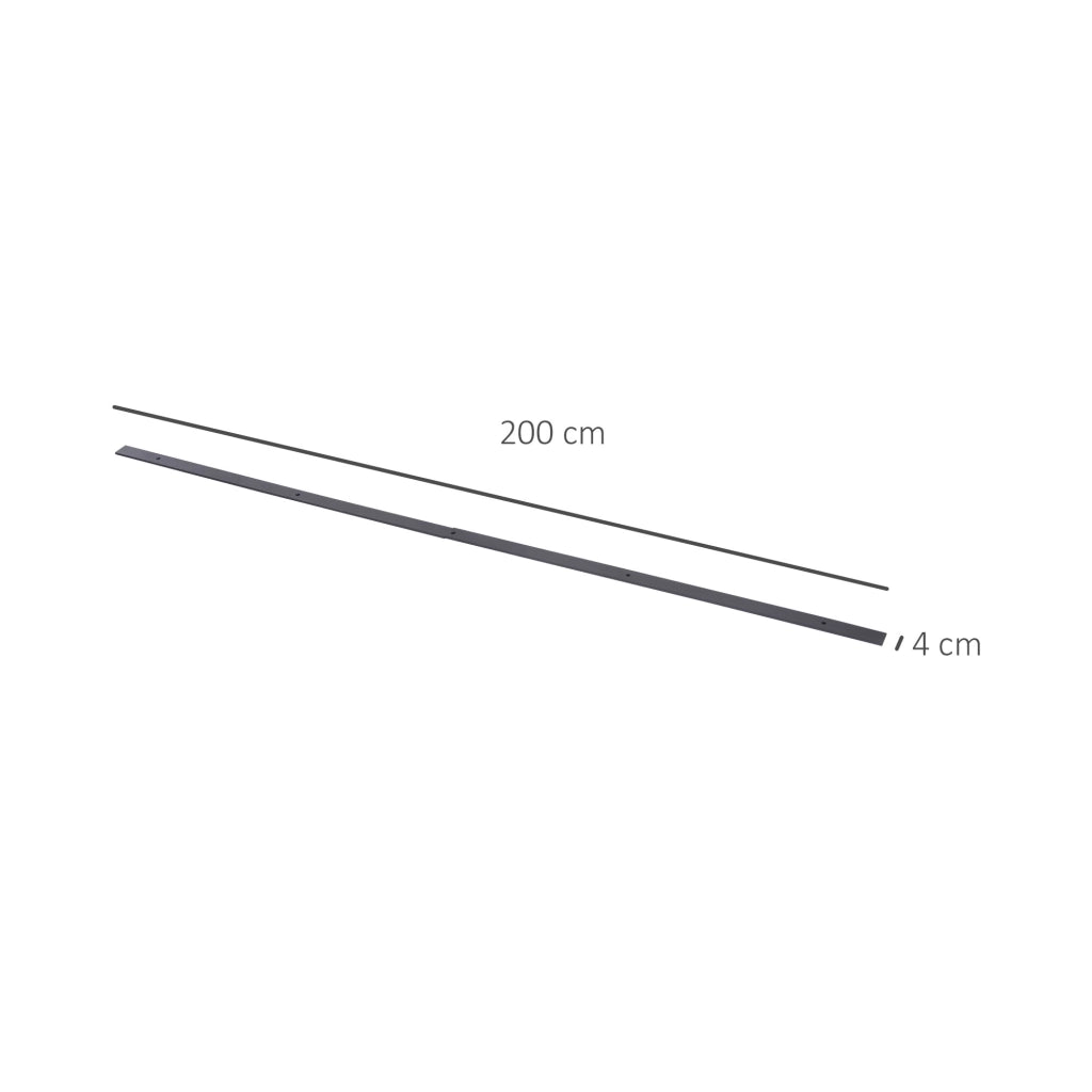 Kit Scorrimento Porte Armadio ¨C Zephmum ¨C Marrone 200cm