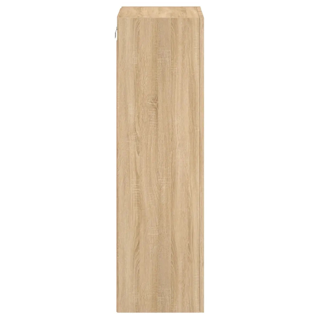Mobile TV Parete-Credenza per TV sospesa-Console TV  Rovere Sonoma 40,5x30x102 cm Legno Multistrato