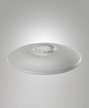 3805-58-288 DIFFUSORE/PARALUME IN METALLO GRIGIO D.35CM H.6,3CM PER KIT LUCI LED 14W