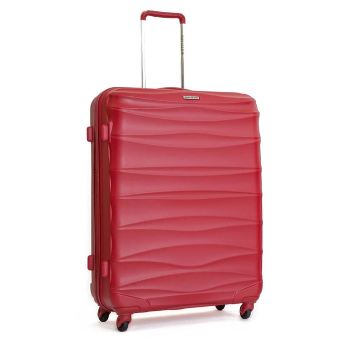 Trolley Valigia Grande Rigida in ABS 4 Ruote TSA Ravizzoni Infinity Rosso