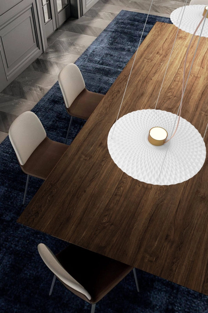 LEDY-B Lampada a sospensione 3 luci GX53 incluse colore bianco e oro verniciato