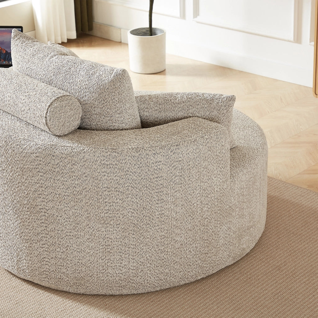 Poltrona Letto Singola in Tessuto Chenille ¨C MINIMAL ¨C Reclinabile, Soggiorno