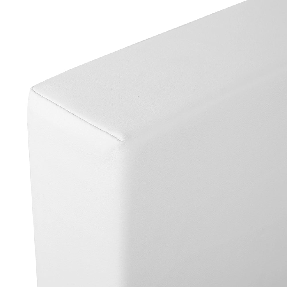 Letto LED in stile giapponese in frassino marrone 160 x 200 cm testata in legno impiallacciato MDF testata in pelliccia sintetica