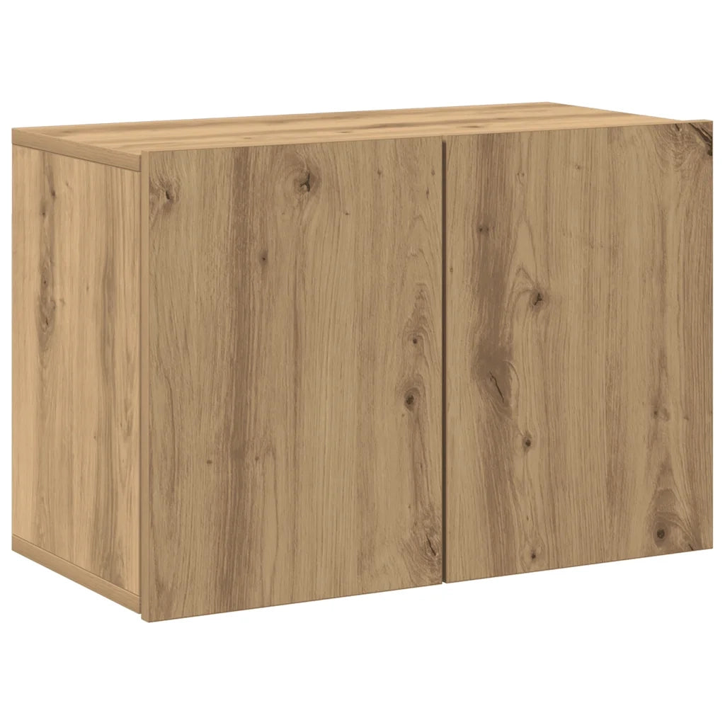 Mobile TV a Parete Rovere Artigianale 60x30x41 cm 857664