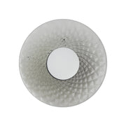 SOLARIS Applique 12W 3000K CRI90 IP20 - Struttura Bianca con Vetro Balloton Fumè, Lampada da Parete Design - Rossini Group
