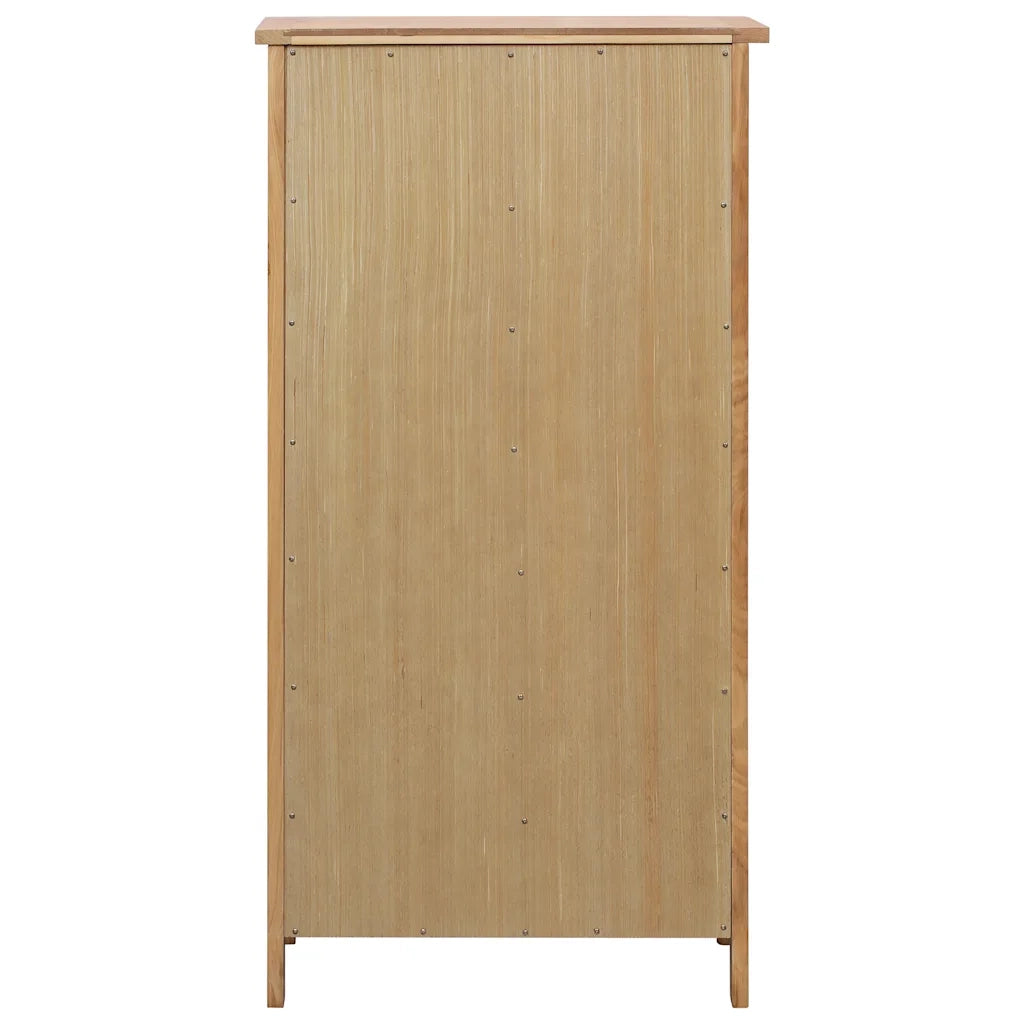 Scarpiera 76x37x105 cm in Legno Massello di Rovere 247460