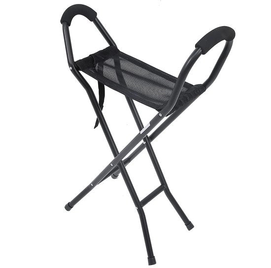 Sedia a Rotelle Opportuna - Sedia a Rotelle Portatile - Materiale in Alluminio Leggero - Adatta per Anziani - Capacità di Carico 113 kg - Zampe in Gomma - Sedia a Rotelle per Camminare