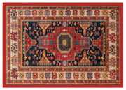 Tappeto Antiscivolo Stampa Digitale Linea Emozioni D'Oriente Shirvan Arancio - 108x154 - Arancio