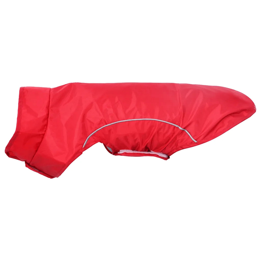 Impermeabile per Cani con Strisce Riflettenti Poliestere M CFW5820925