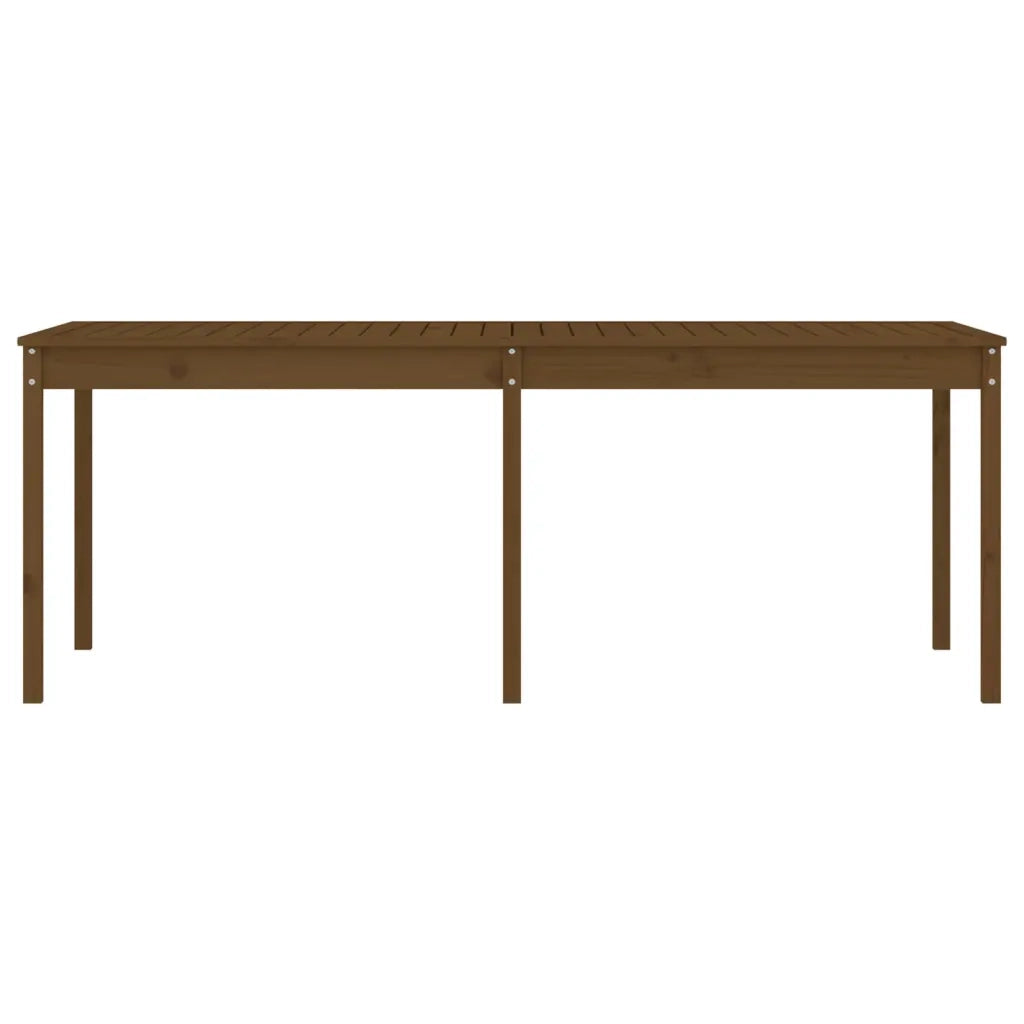 Tavolo da Giardino Ambra 203,5x100x76cm Legno Massello di Pino 823986