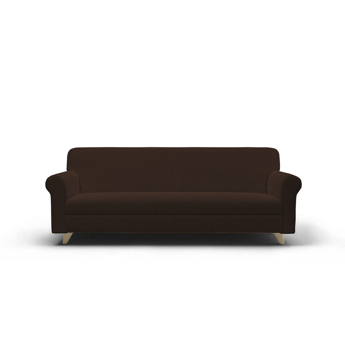 Copridivano Elasticizzato 1 Posto in Poliestere Iris Marrone