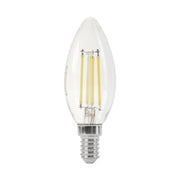 Lampadina led filamento oliva attacco e14 potenza 6 watt *** temperatura colore lampada 2700k bianco caldo, confezione 1