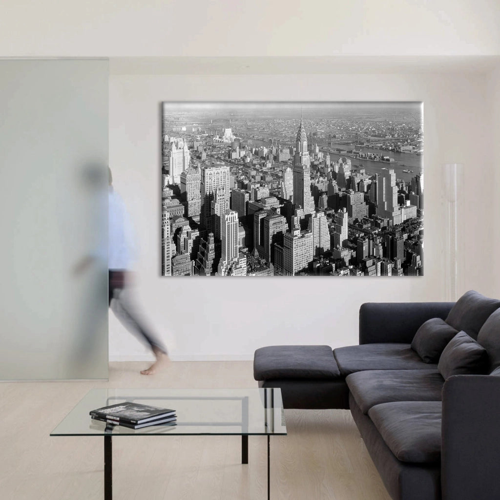 NewYork retrò - Quadro Canvas su telaio in legno Misura: 70X50 cm