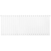 Radiatore Orizzontale Design Ovale Colonna Singola Bianco 600x1440 mm