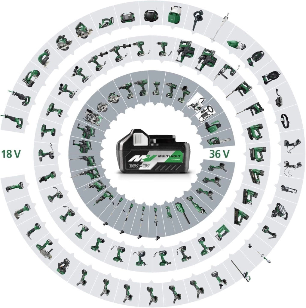 Smerigliatrice dritta a batteria con interruttore a paddle GP18DB (18 V, motore brushless, pinza di serraggio Ø: 6 mm, collo mandrino: 40 mm, velocità a vuoto: 7000 – 29000 min-1) accessorio in