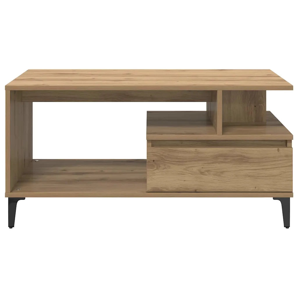 Tavolino da salotto Rovere artigianale 90 x 49 x 45 cm