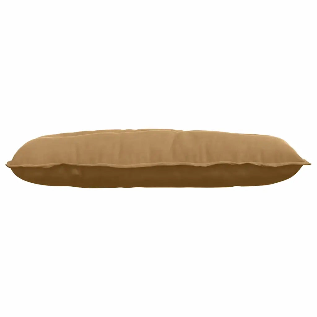 Cuscino per Schiena | Cuscino dorsale Marrone 100 x 50 cm Tessuto in Cords