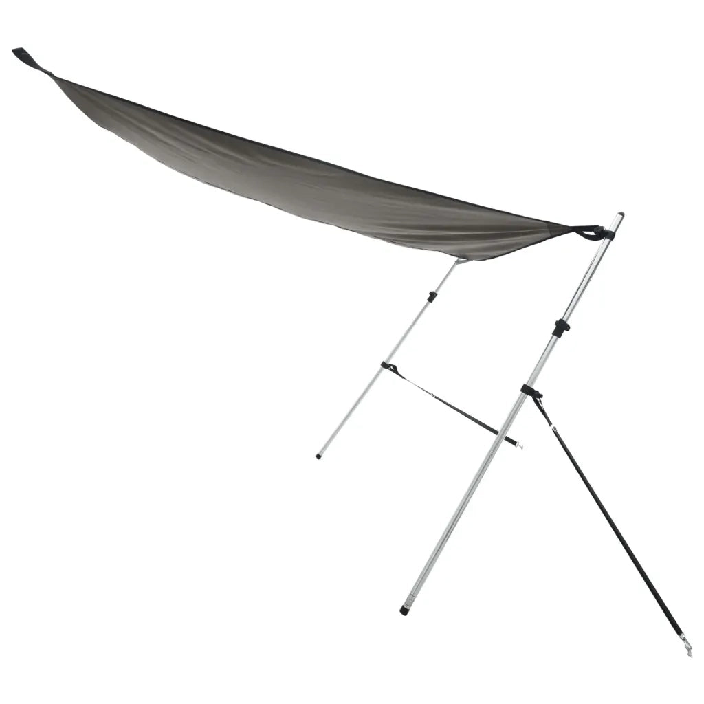 Set Estensione Tendalino a T-Parasole marino Antracite 174x205x(115-194) cm
