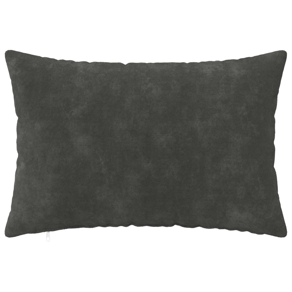 Federa 6 pcs HEERLEN Antracite 30 x 50 cm Fleece in microfibra 907804