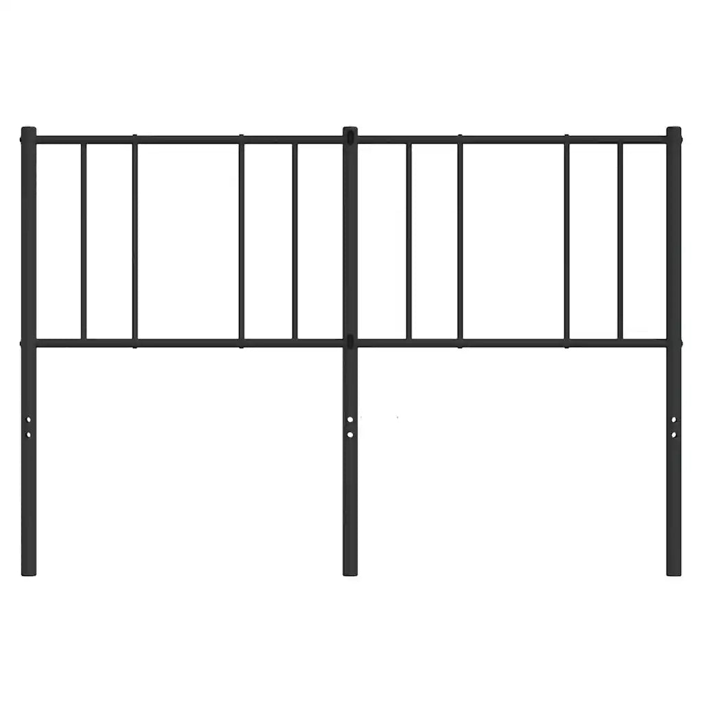 Testiera di Ricambio in Metallo Nero 140 cm 352513