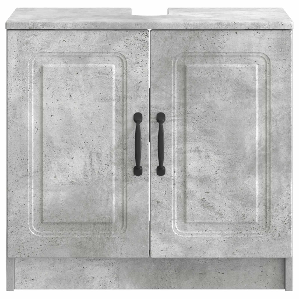 Armadio per Lavabo da Bagno UTRECHT Grigio Cemento 897668