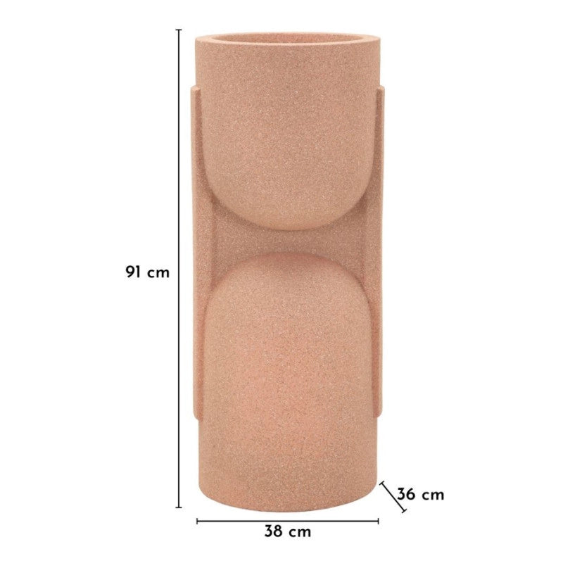 Porta Vaso Da Esterno Nui cm 38x36x91 (apertura cm ø 29)