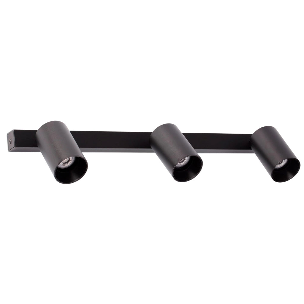 Faro Barcelona 43745 - STAN 3L Lampada da parete/plafoniera nera