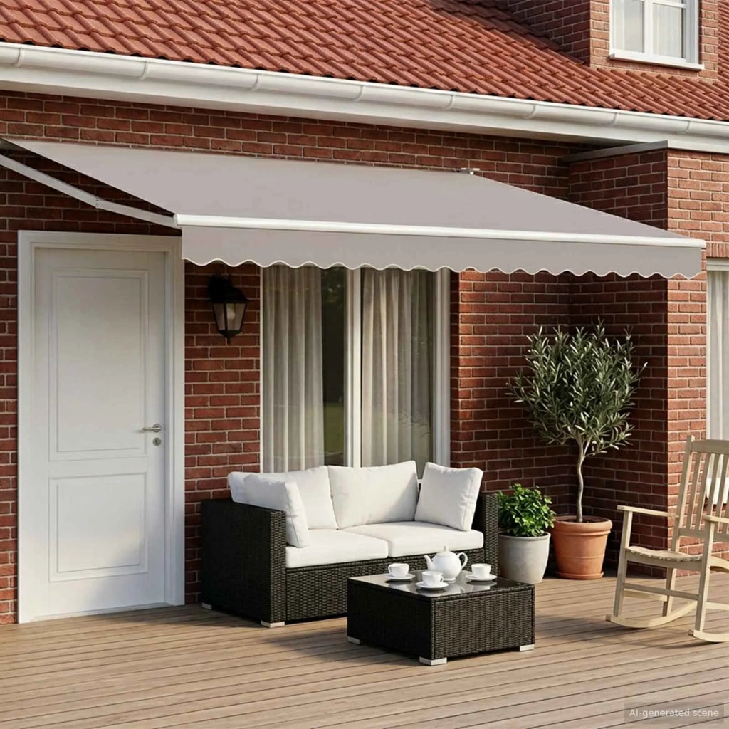 Tettuccio Elettrico Retrattile Grigio chiaro 4,5 × 3 m 3419660