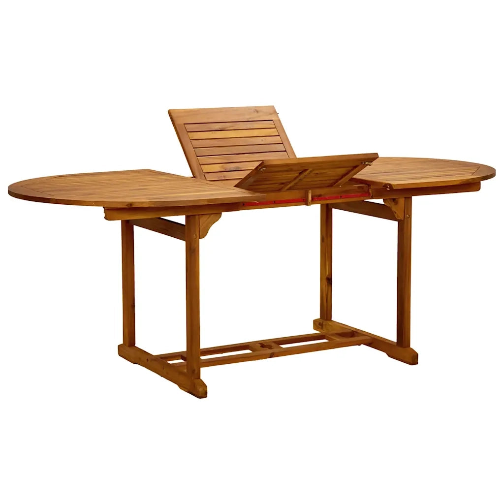 Set Pranzo da Giardino 5pz Legno Massello di Acacia e Textilene 3279258